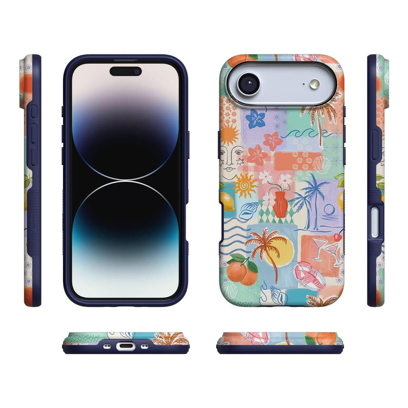 Tropical Heat | Beachy Collage Case iPhone Case get.casely 
