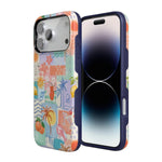 Tropical Heat | Beachy Collage Case iPhone Case get.casely 