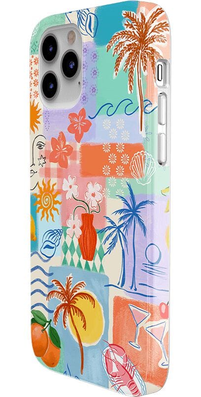 Tropical Heat | Beachy Collage Case iPhone Case get.casely 