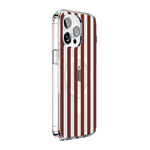 Sunday in Brooklyn | Burgundy Stripes Case
