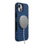 On the Dot | Navy Polka Dot Case