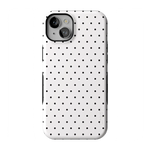 On the Dot | White Polka Dot Case