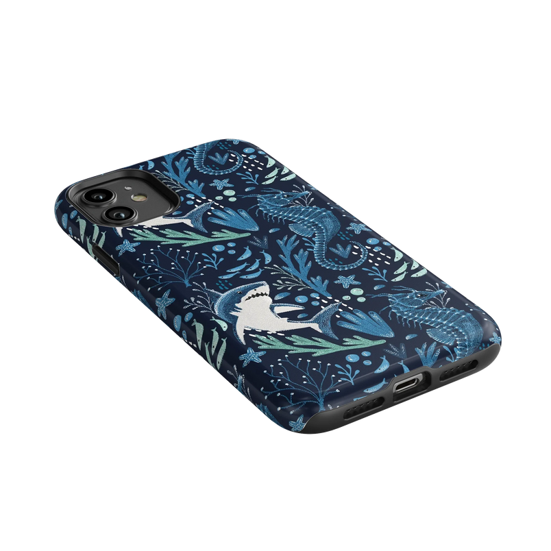Midnight Reef | Shark Print Case