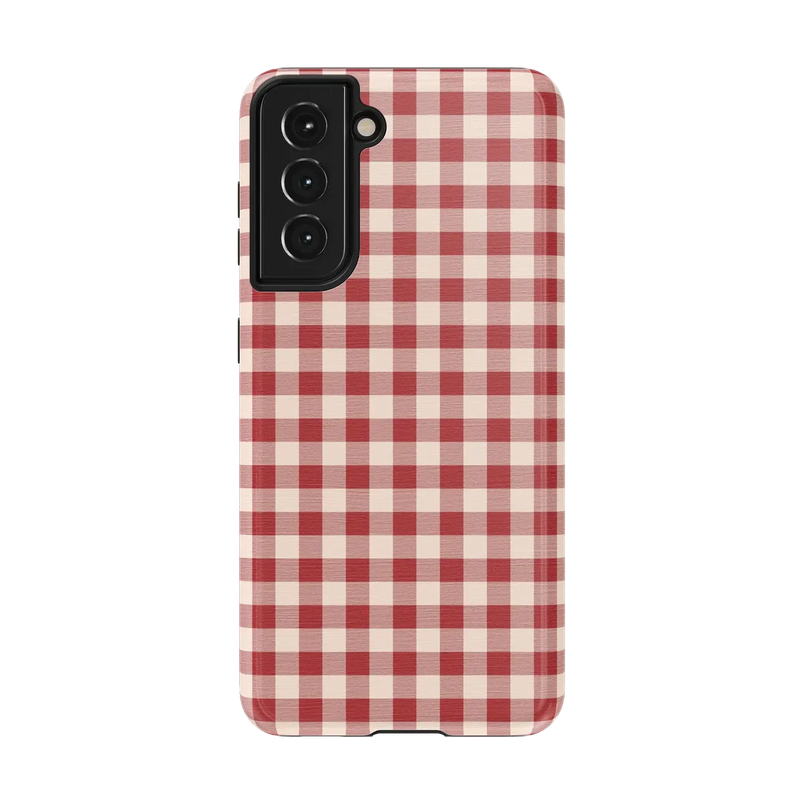 Sweet Jam | Red Gingham Case - Galaxy S21