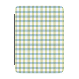 Pastel Picnic | Blue & Green Gingham Kindle Case