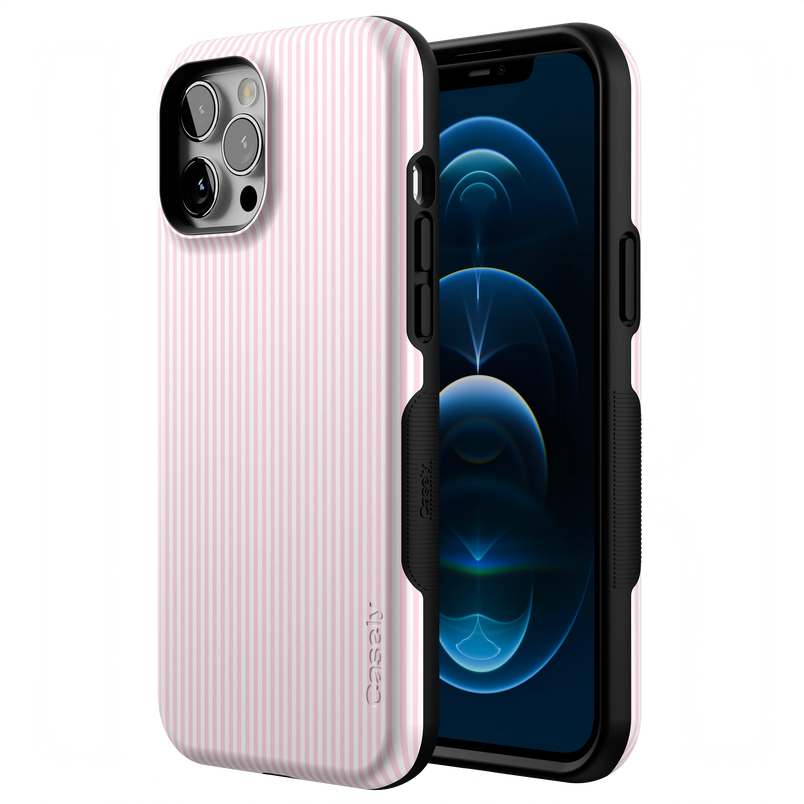 Stripes and the City | Light Pink Pinstripe Case