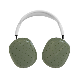 On the Dot | Olive Green Polka Dot AirPods Max Case - AirPods Max
