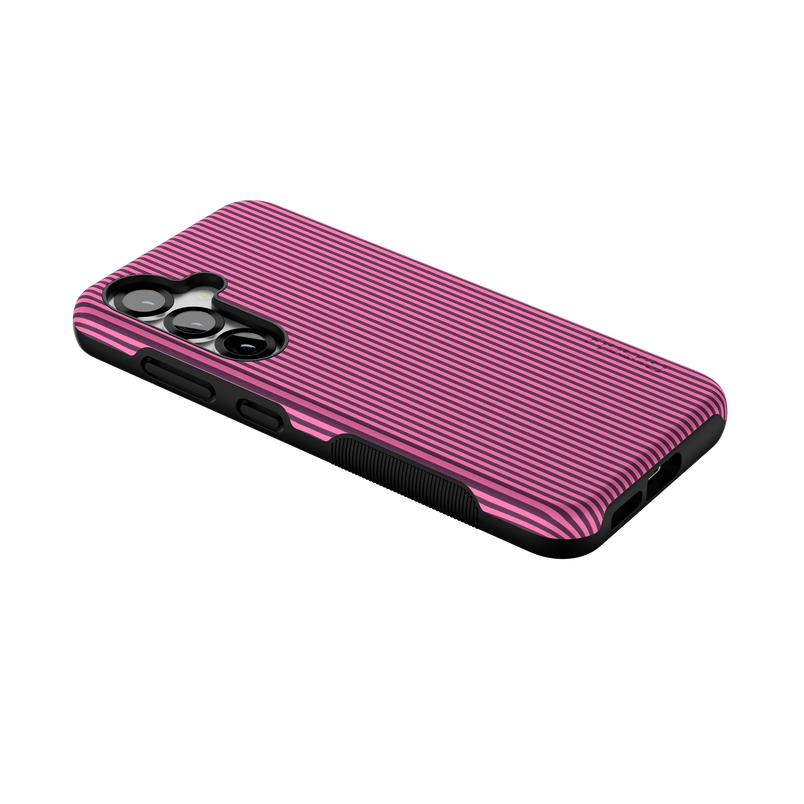 Stripes and the City | Pink & Purple Pinstripe Case