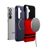 Storm Warning | Black & Red Stripes Case