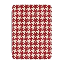 Scarlet Stitch | Red Houndstooth Kindle Case | Casely