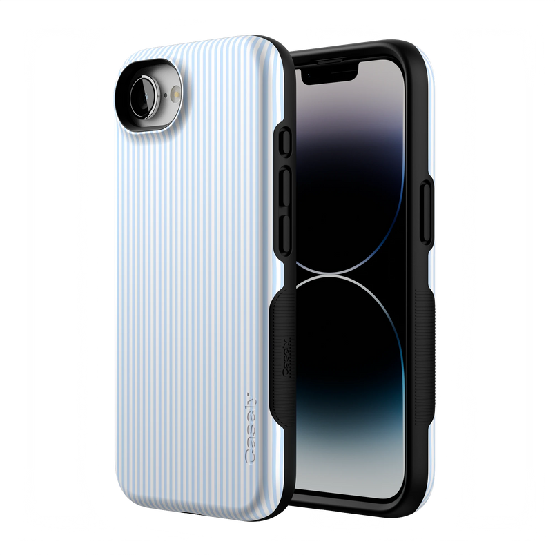 Stripes and the City | Light Blue Pinstripe Case