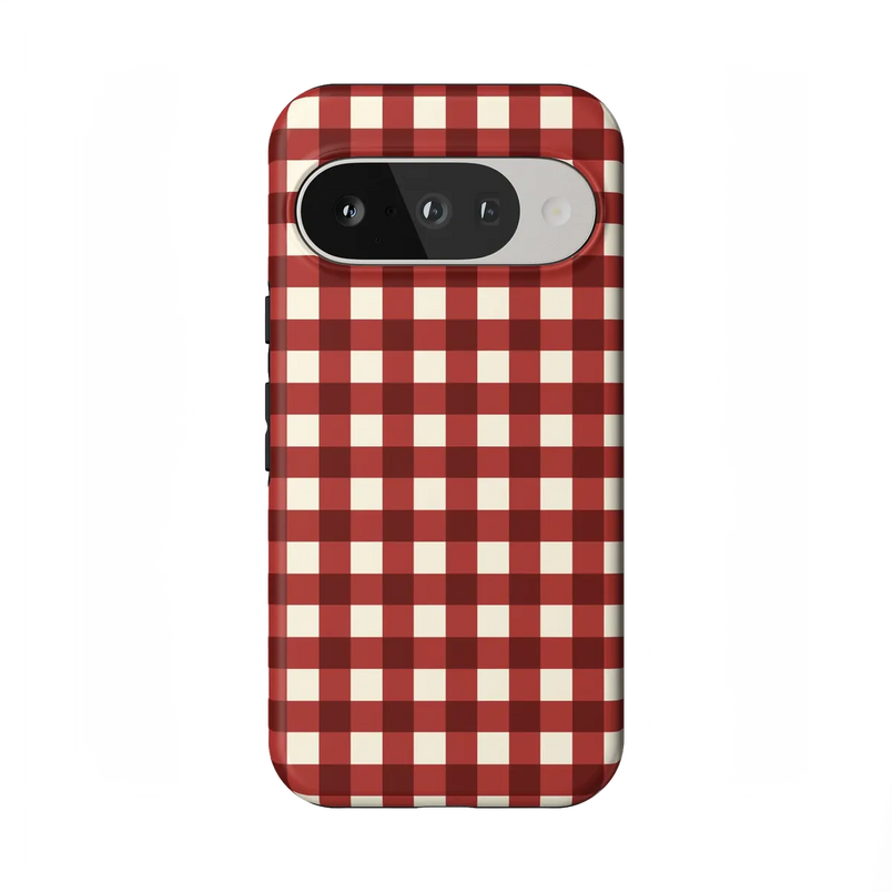 Checked Twice | Red Plaid Case