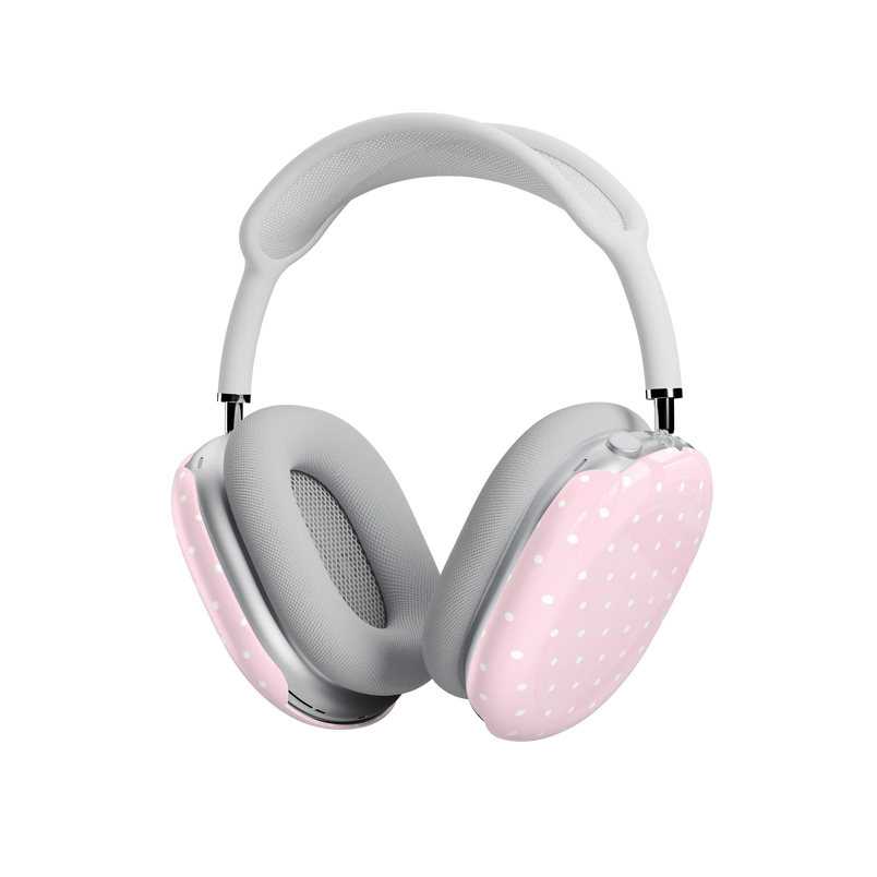 On the Dot | Pink & White Polka Dot AirPods Max Case