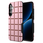 Uptown Gridlock | Pink Checkerboard Case