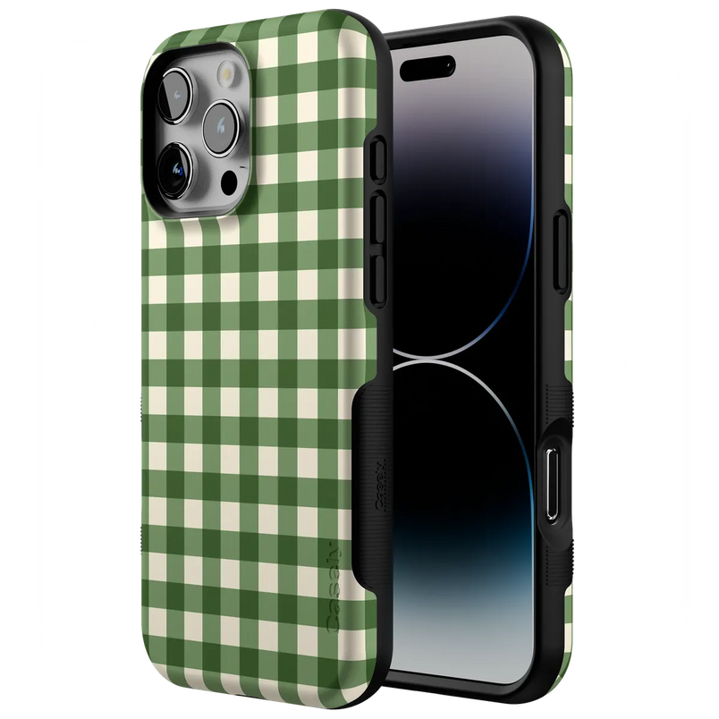 Checked Twice | Green Plaid Case
