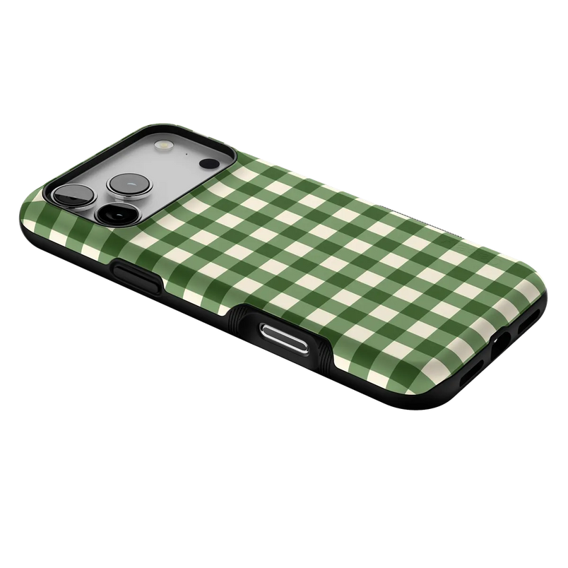 Checked Twice | Green Plaid Case