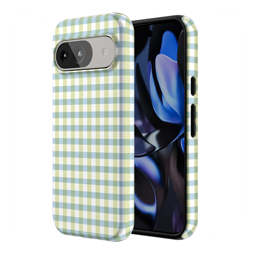 Pastel Picnic | Blue & Green Gingham Case