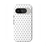 On the Dot | White Polka Dot Case