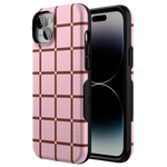 Uptown Gridlock | Pink Checkerboard Case