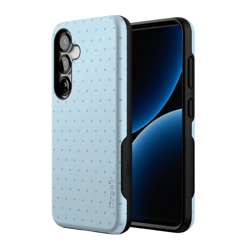 On the Dot | Blue Monochrome Polka Dot Case