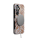 Untamed | Brown & Blue Zebra Case