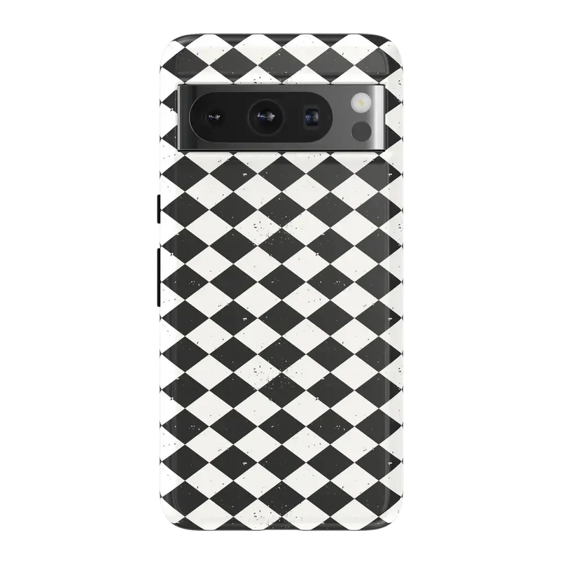 Salem's Hex | Black & White Checkered Case