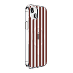 Sunday in Brooklyn | Burgundy Stripes Case