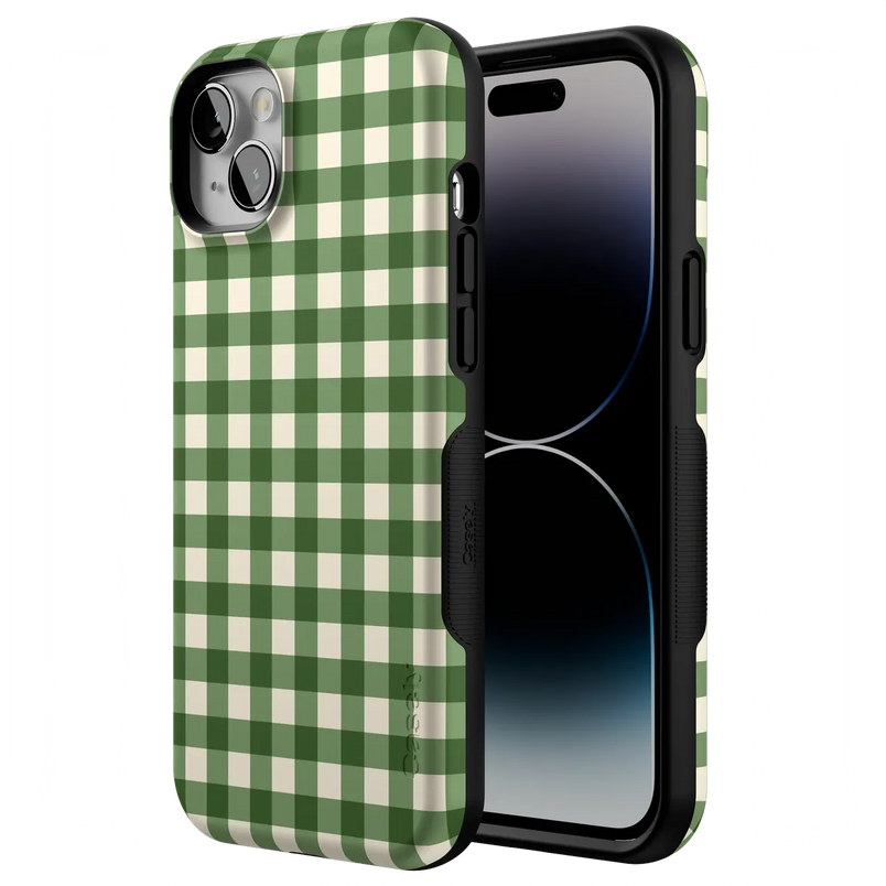 Checked Twice | Green Plaid Case