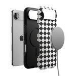 Salem's Hex | Black & White Checkered Case