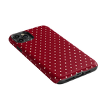 On the Dot | Maroon Polka Dot Case