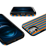 Go New York | Blue & Orange Stripes Case