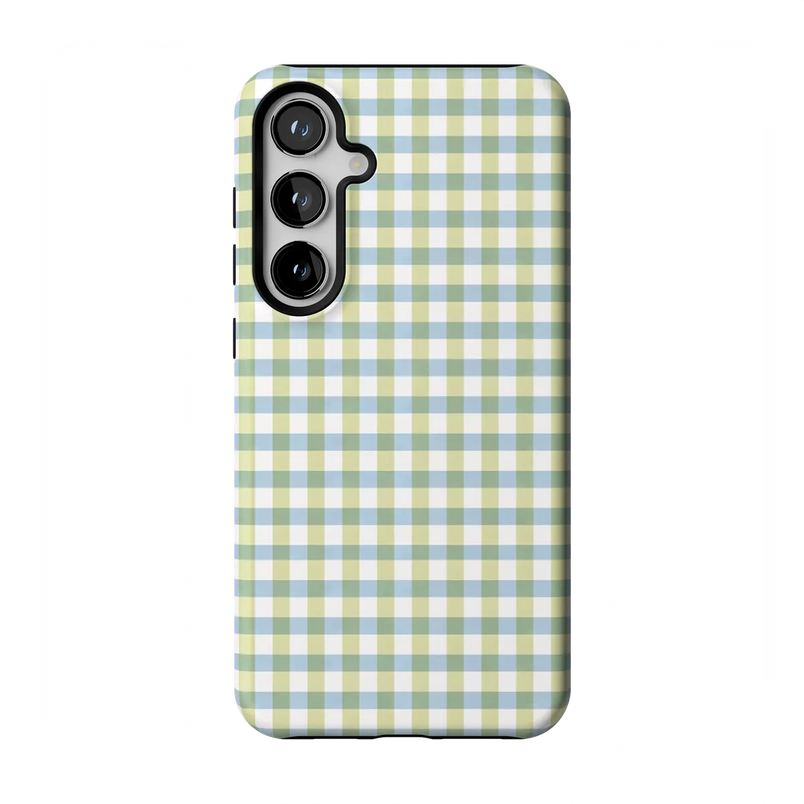 Pastel Picnic | Blue & Green Gingham Case