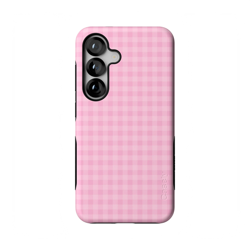 Sweet Jam | Light Pink Gingham Case - Galaxy S25