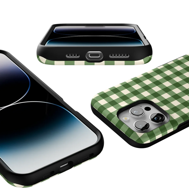 Checked Twice | Green Plaid Case