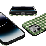Checked Twice | Green Plaid Case