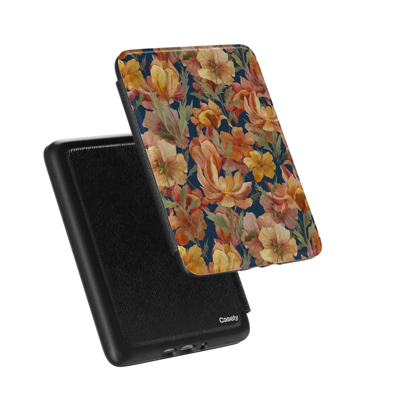 Fallen Gold | Antique Floral Kindle Case