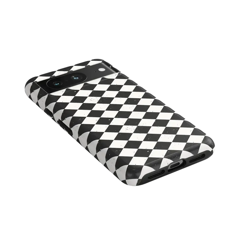 Salem's Hex | Black & White Checkered Case