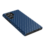 On the Dot | Navy Polka Dot Case