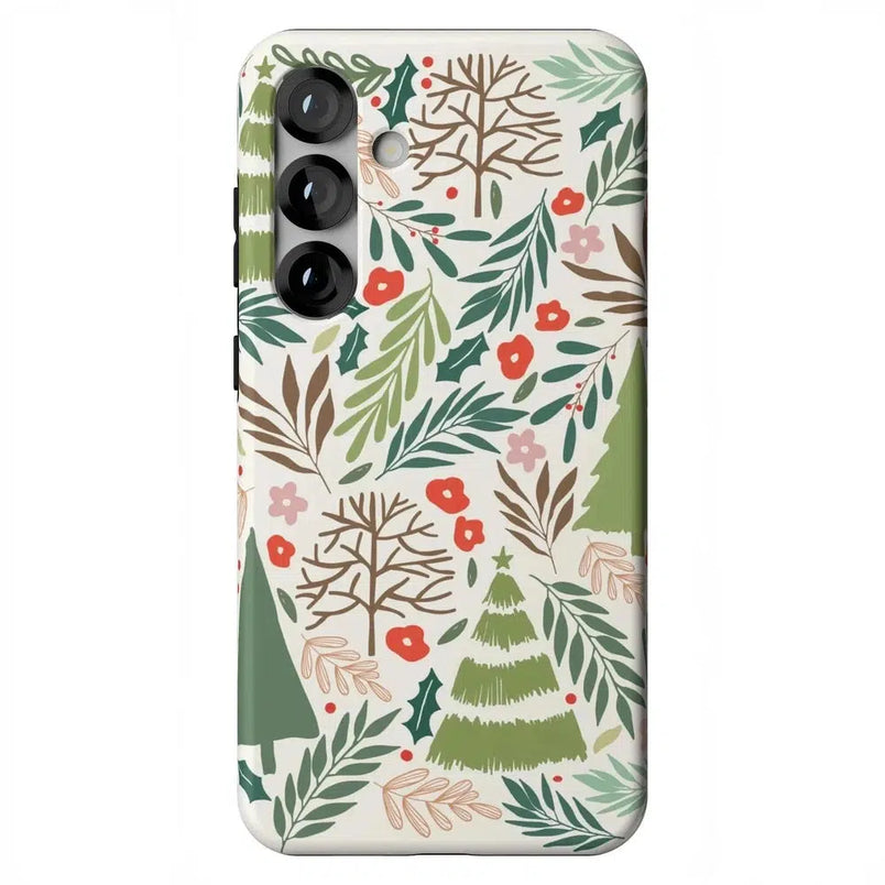 Under the Mistletoe | Holiday Case Phone Case Casetry Essential + MagSafe® Galaxy S25 Plus