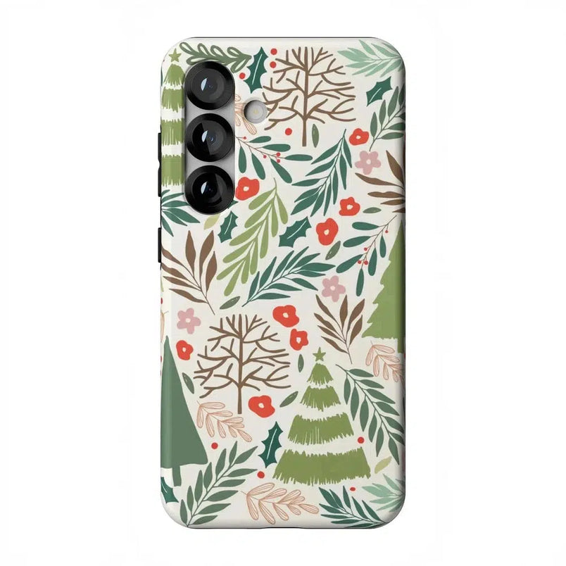 Under the Mistletoe | Holiday Case Phone Case Casetry Essential + MagSafe® Galaxy S25