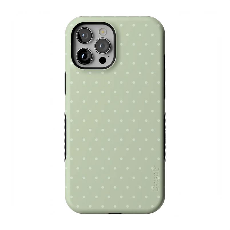 On the Dot | Green Polka Dot Case
