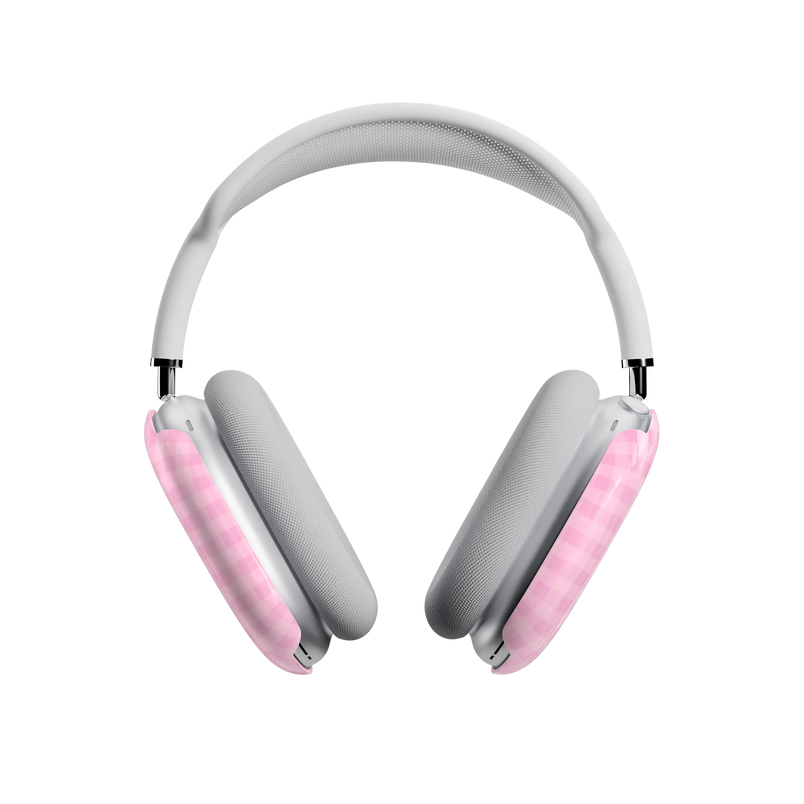 Sweet Jam | Light Pink Gingham AirPods Max Case
