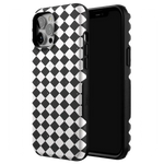 Salem's Hex | Black & White Checkered Case