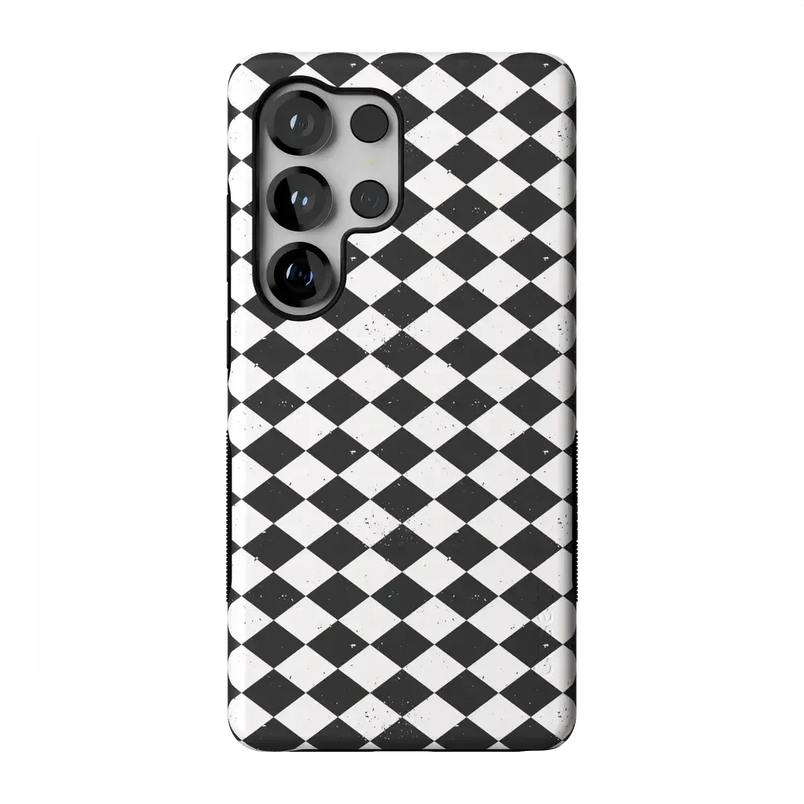 Salem's Hex | Black & White Checkered Case