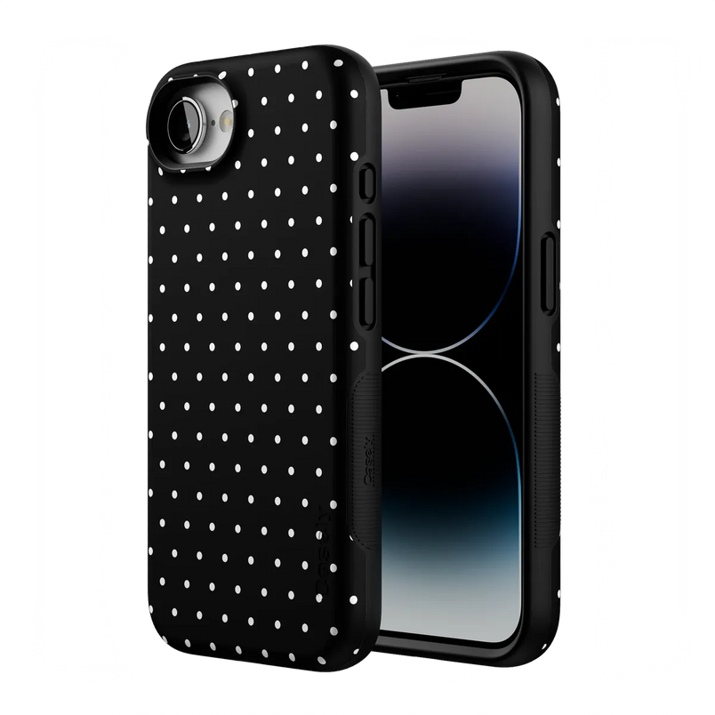 On the Dot | Black Polka Dot Case