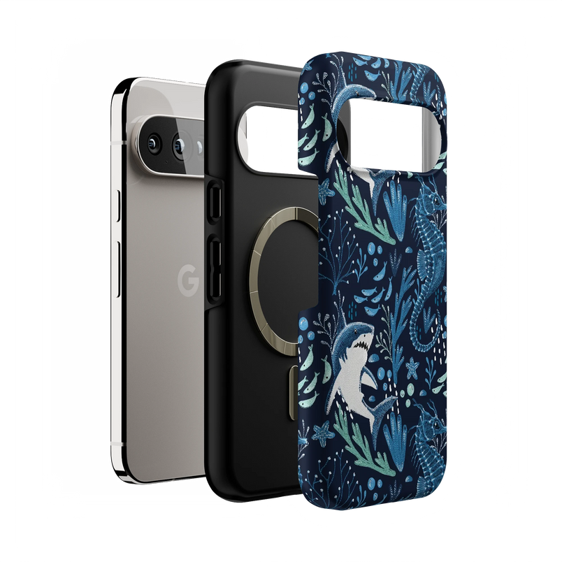 Midnight Reef | Shark Print Case
