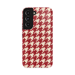 Scarlet Stitch | Red Houndstooth Case