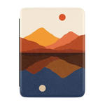 Opposites Attract | Day & Night Colorblock Mountains Kindle Case | Casely