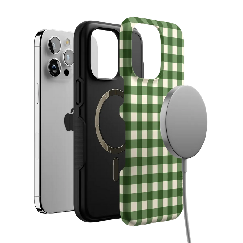 Checked Twice | Green Plaid Case