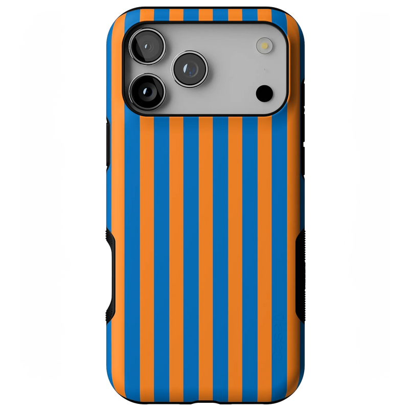 Go New York | Blue & Orange Stripes Case - iPhone 17 Pro